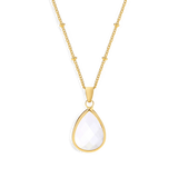 Birthstone Drop Pendant Necklace