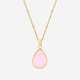 Birthstone Drop Pendant Necklace