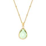 Birthstone Drop Pendant Necklace