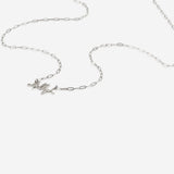 Fairy Name Necklace with Paperclip Chain