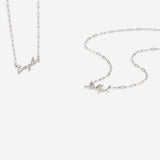 Fairy Name Necklace with Paperclip Chain