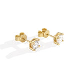 Classic Diamond Stud Earrings