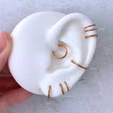 Classic Cartilage Hoop Earrings | 16g