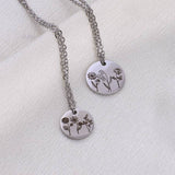 Birth Flower Bouquet Necklace
