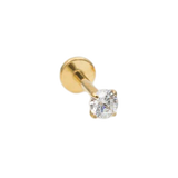 Crystal Sleeper Flatback Studs | 18g