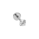 Crystal Sleeper Flatback Studs | 18g