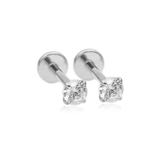 Crystal Sleeper Flatback Studs | 18g