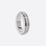 Crystal Statement Spinning Fidget Ring
