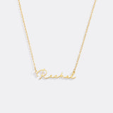 Classic Name Necklace