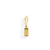 Dainty Baguette Birthstone Charm