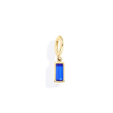 Dainty Baguette Birthstone Charm