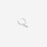 Dainty Diamond Charm Earrings