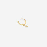 Dainty Diamond Charm Earrings
