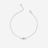 Dainty Evil Eye Charm Bracelet