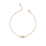 Dainty Evil Eye Charm Bracelet