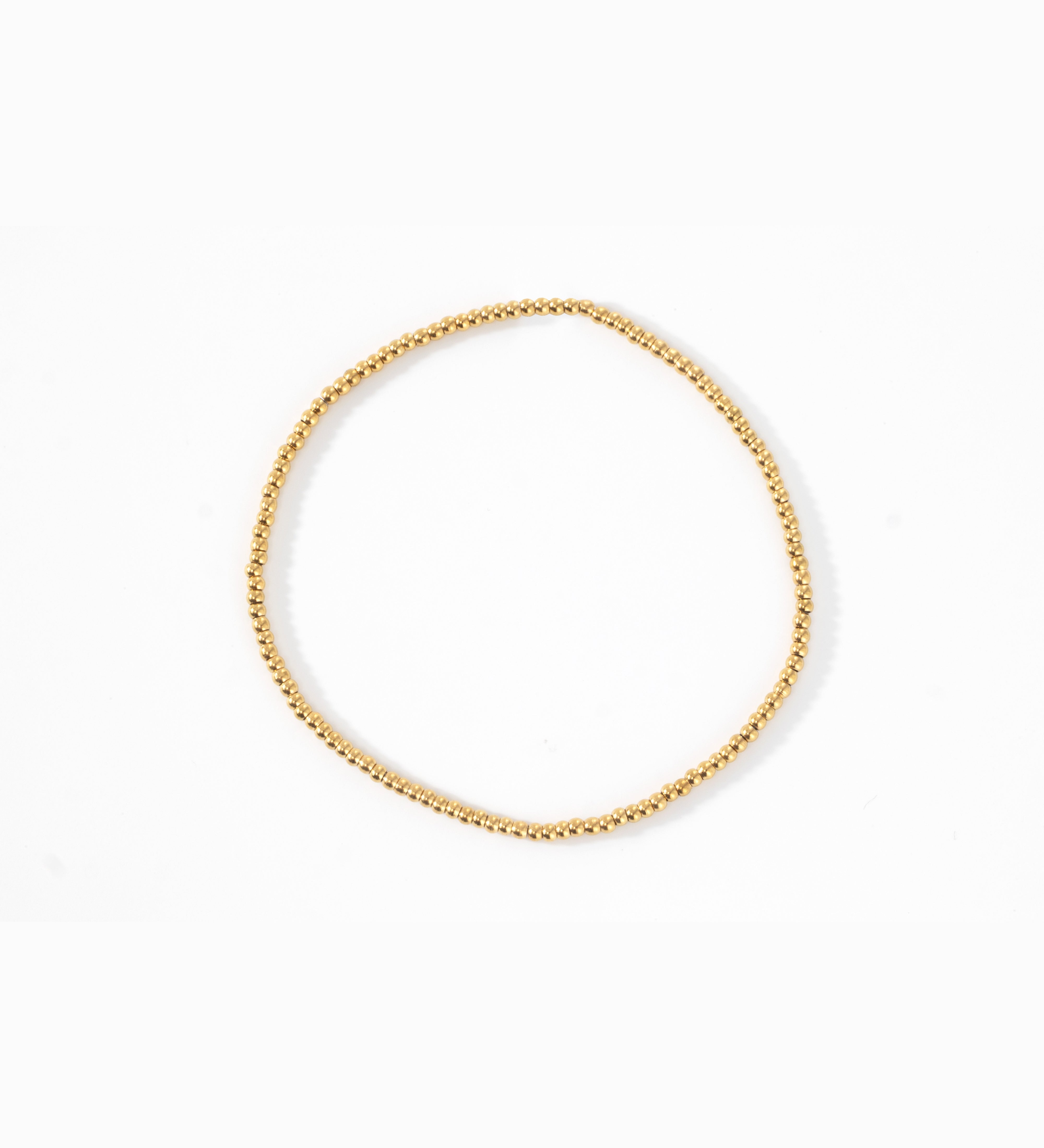 Dainty Gold Beaded Bracelet