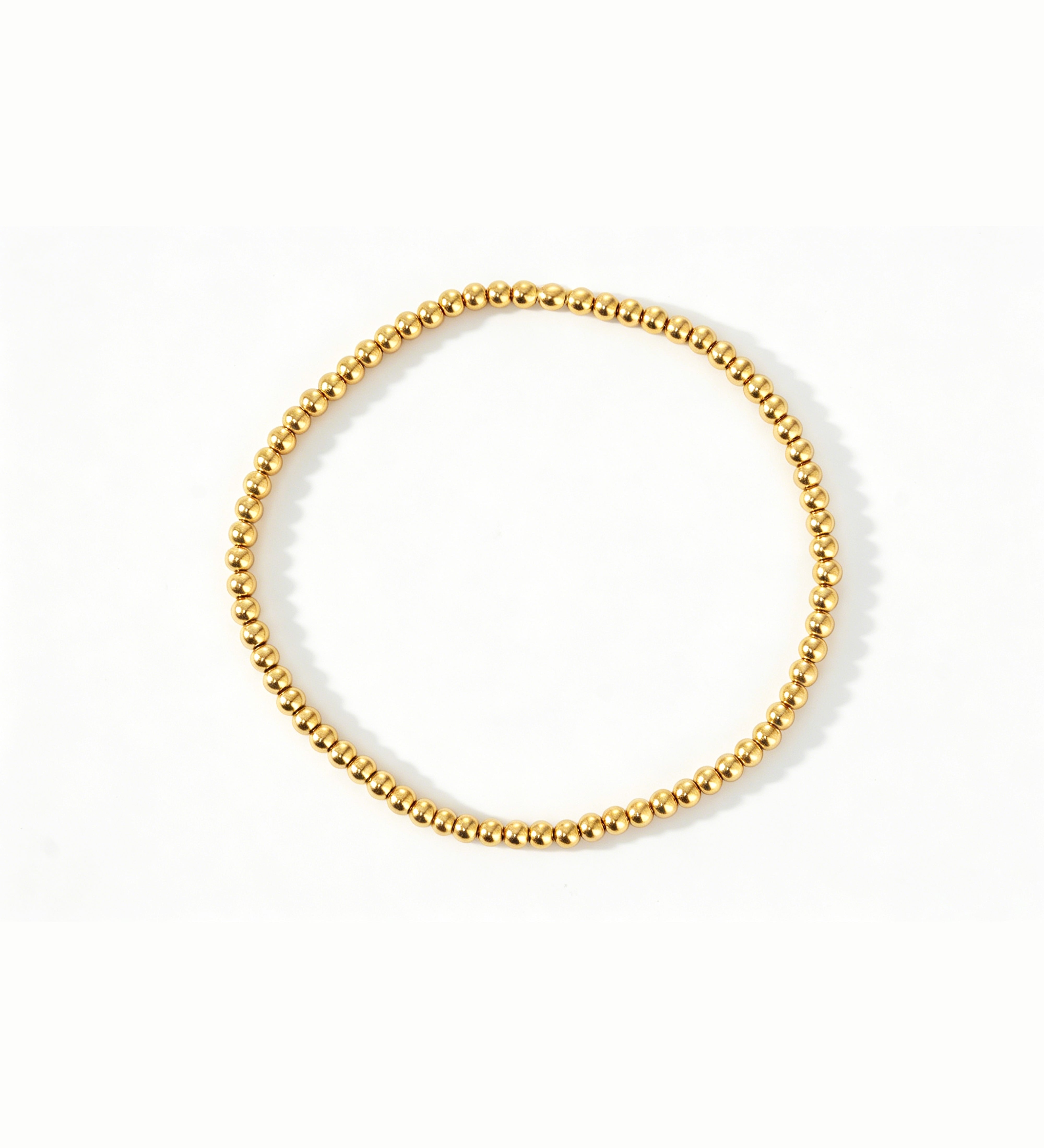 Dainty Gold Beaded Bracelet