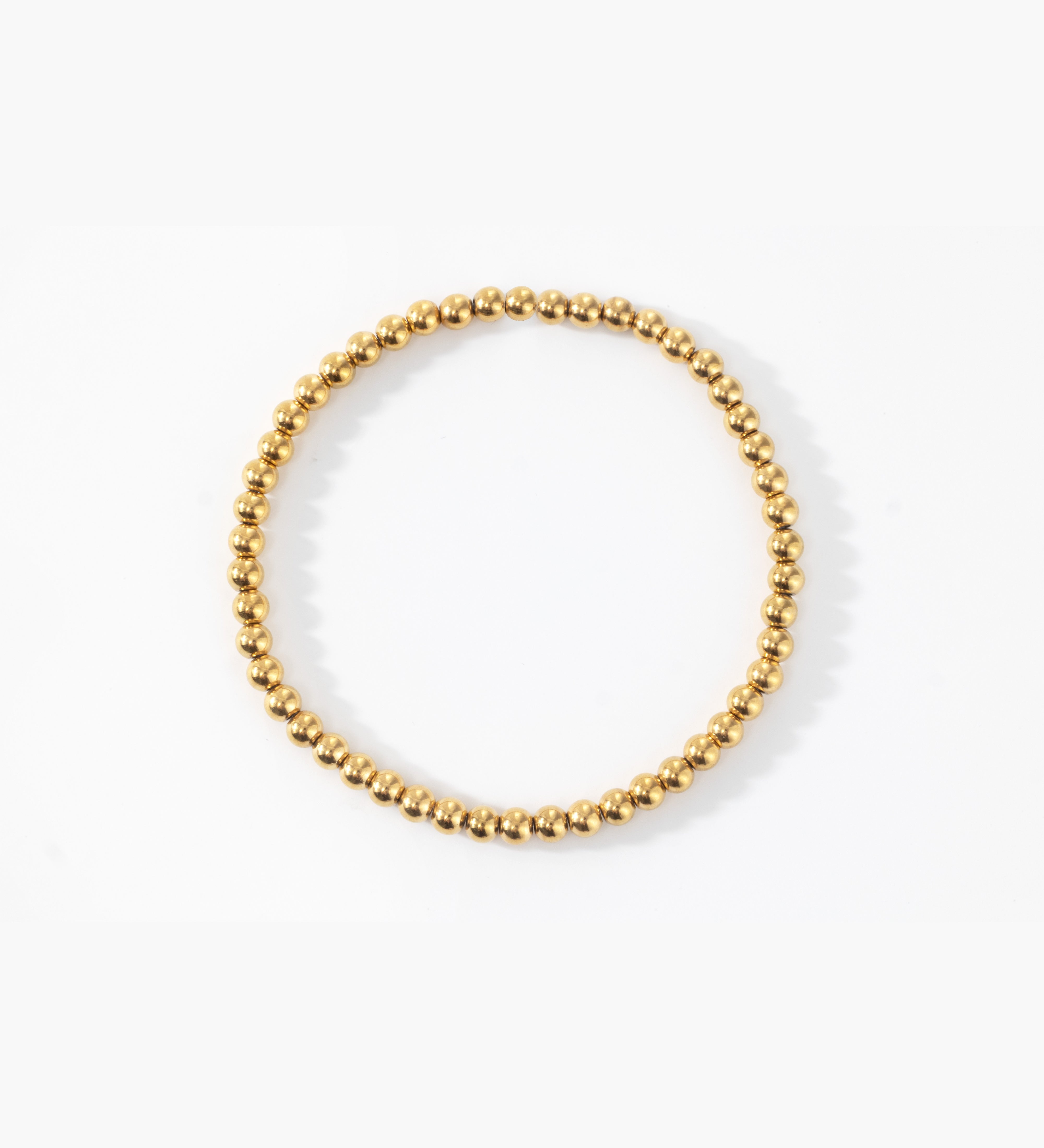Dainty Gold Beaded Bracelet