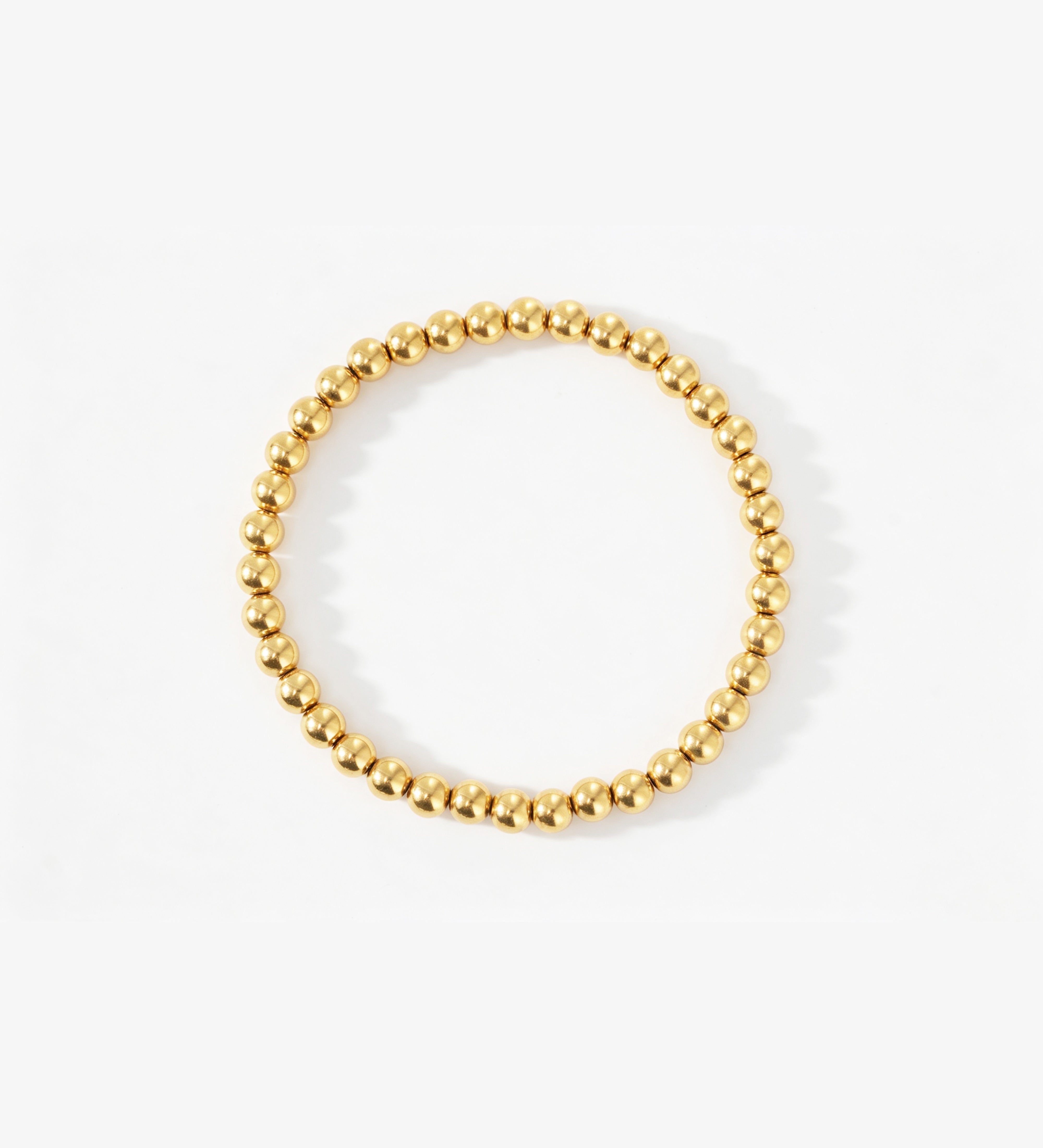 Dainty Gold Beaded Bracelet