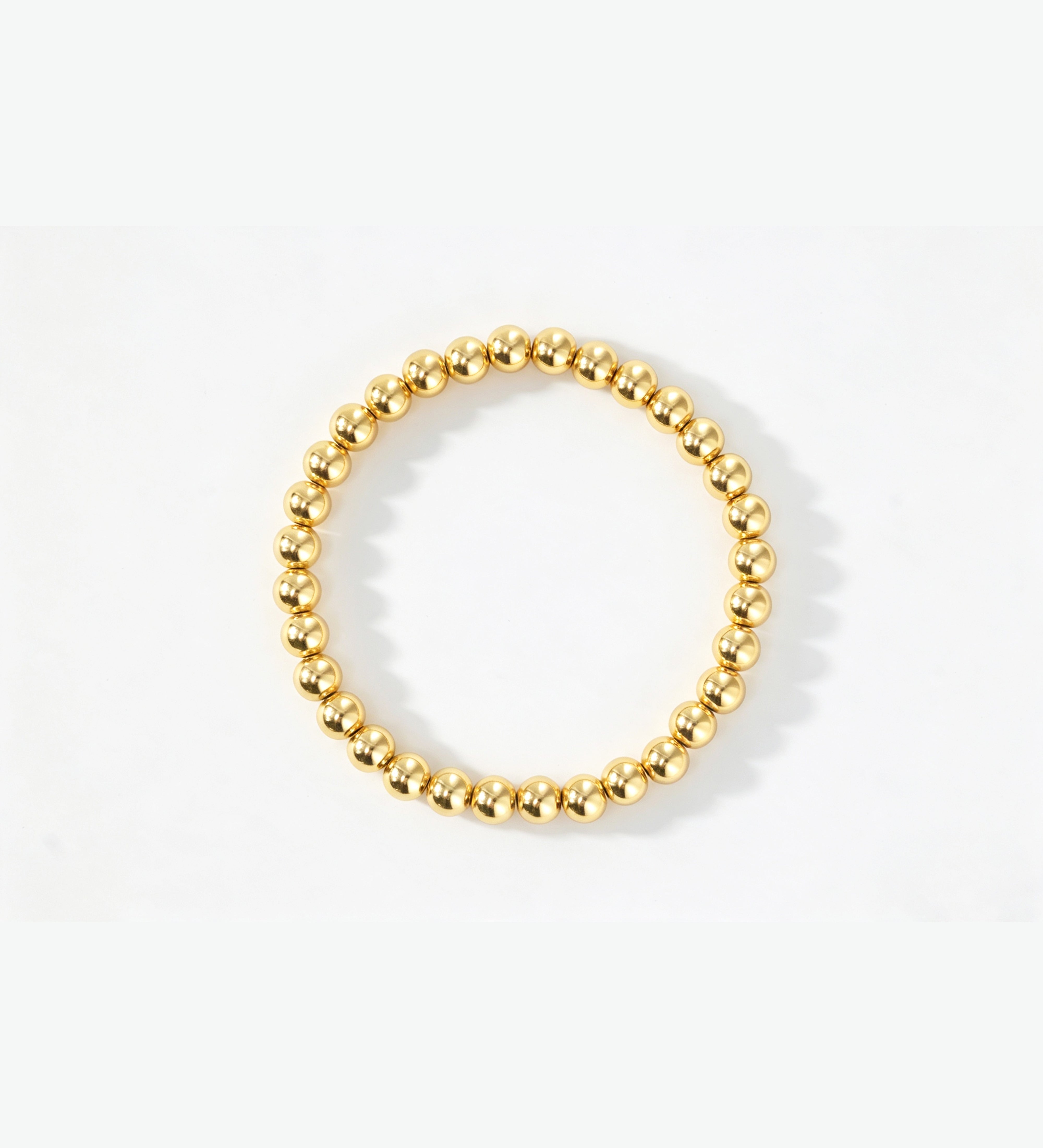 Dainty Gold Beaded Bracelet