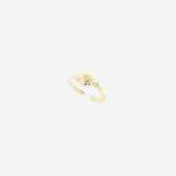Dainty Gold Birth Flower Ring