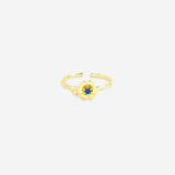 Dainty Gold Birth Flower Ring