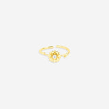Dainty Gold Birth Flower Ring