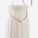Dainty Heart Initial Necklace