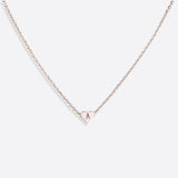 Dainty Heart Initial Necklace