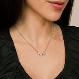 Dainty Heart Stacking Initial Necklace