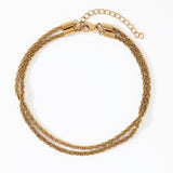 Dainty Layered Anklet