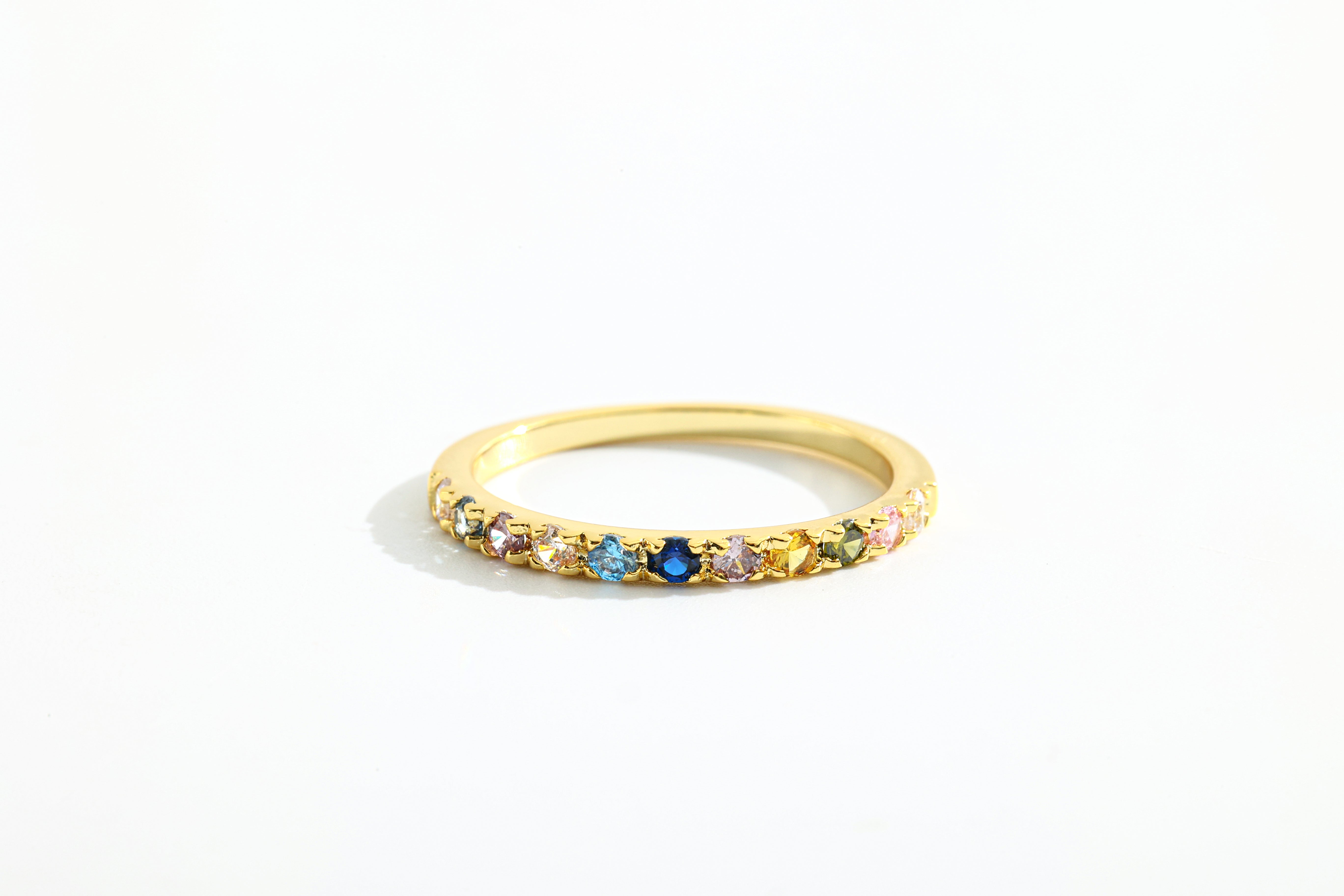 Dainty Stackable Birthstone Ring