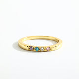Dainty Stackable Birthstone Ring