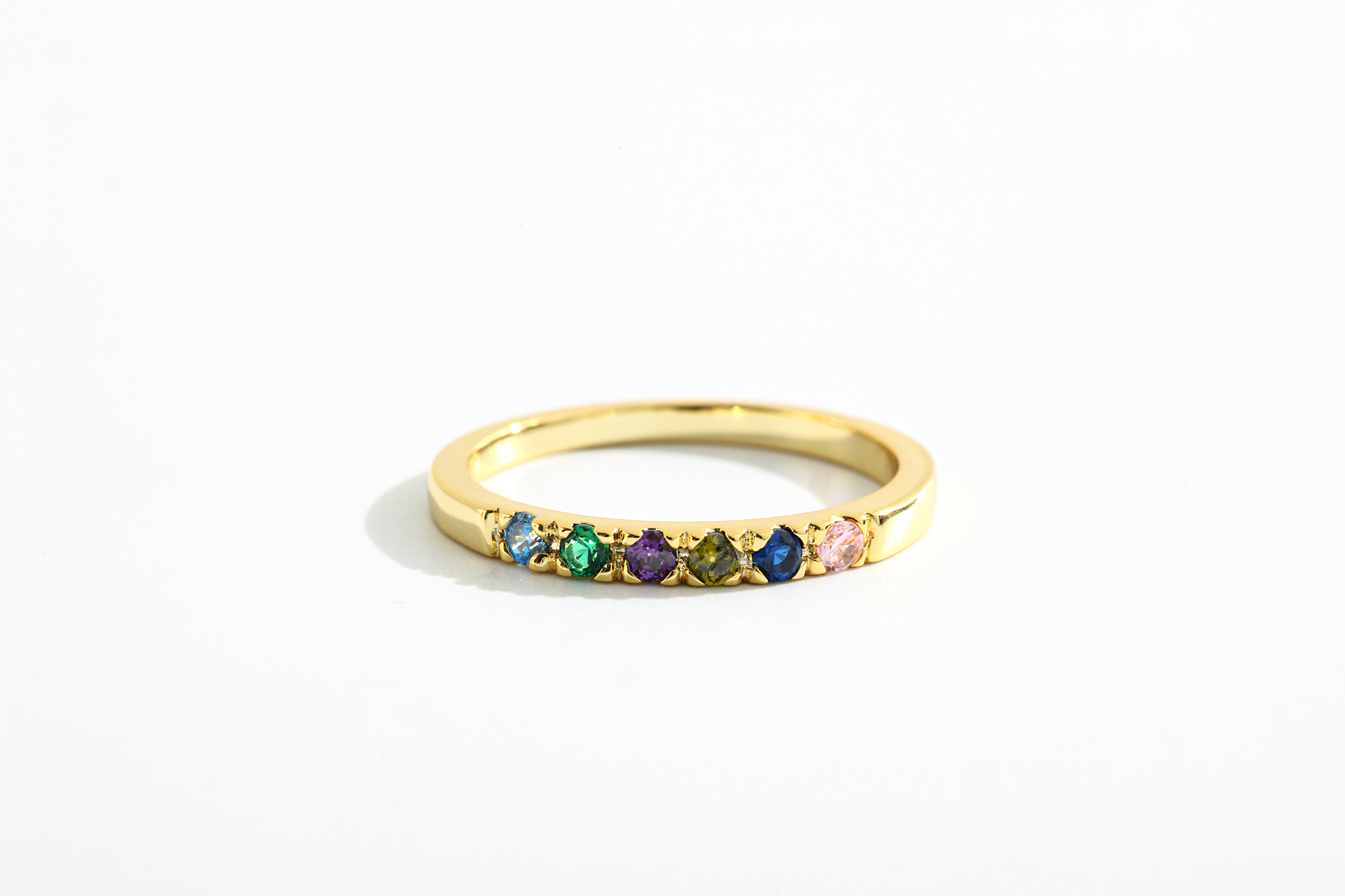 Dainty Stackable Birthstone Ring