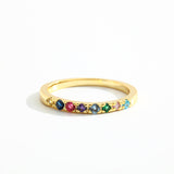 Dainty Stackable Birthstone Ring