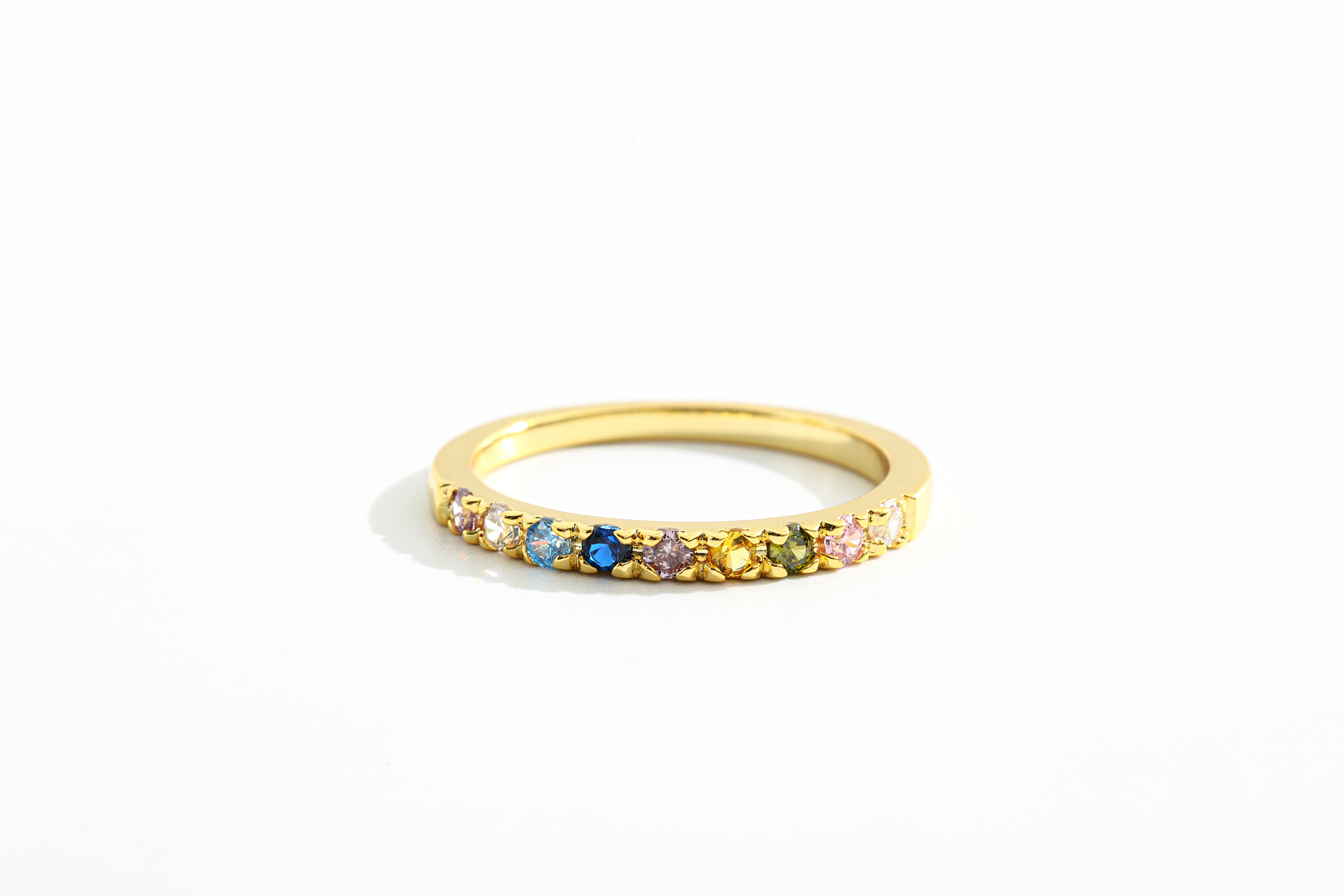 Dainty Stackable Birthstone Ring
