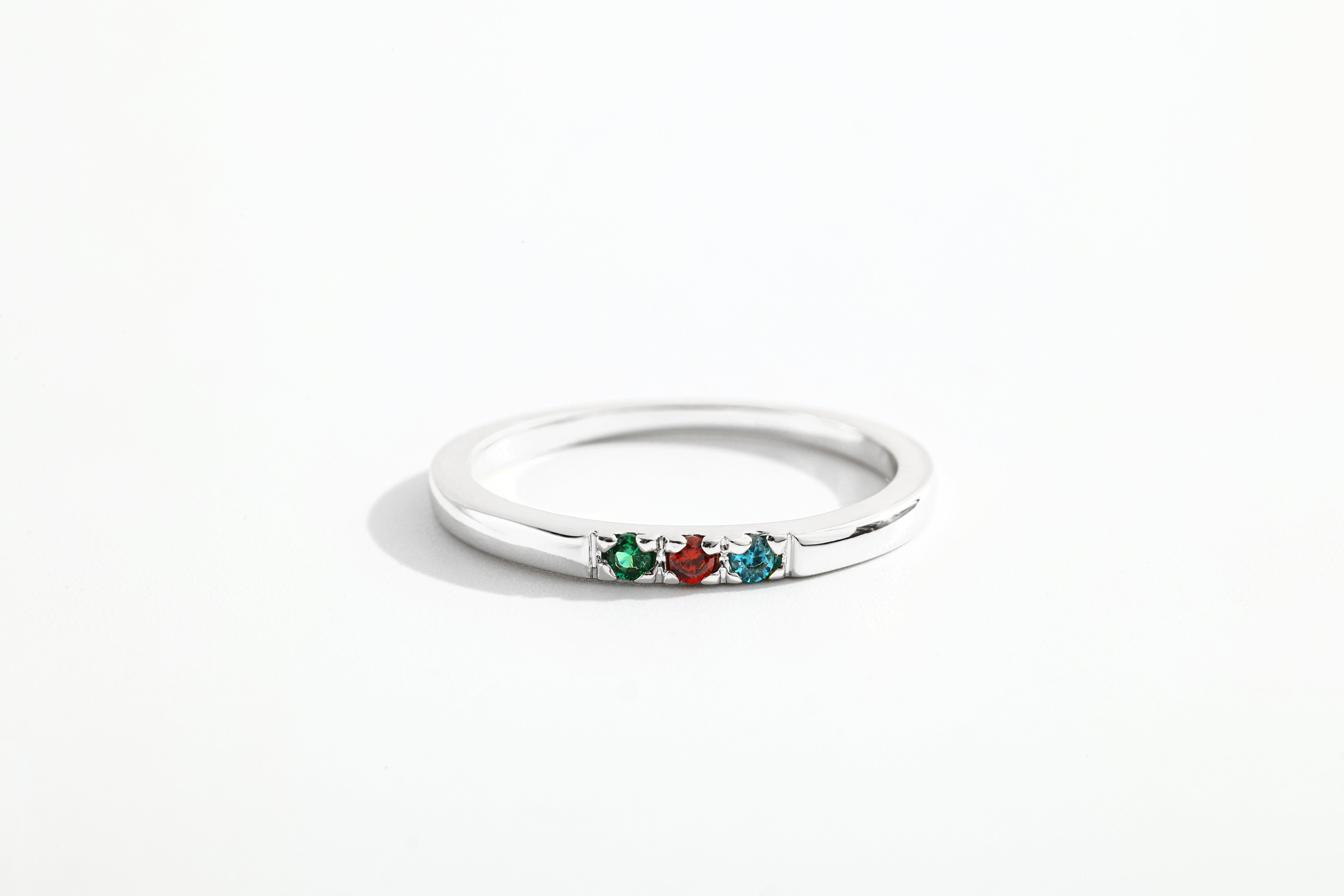 Dainty Stackable Birthstone Ring