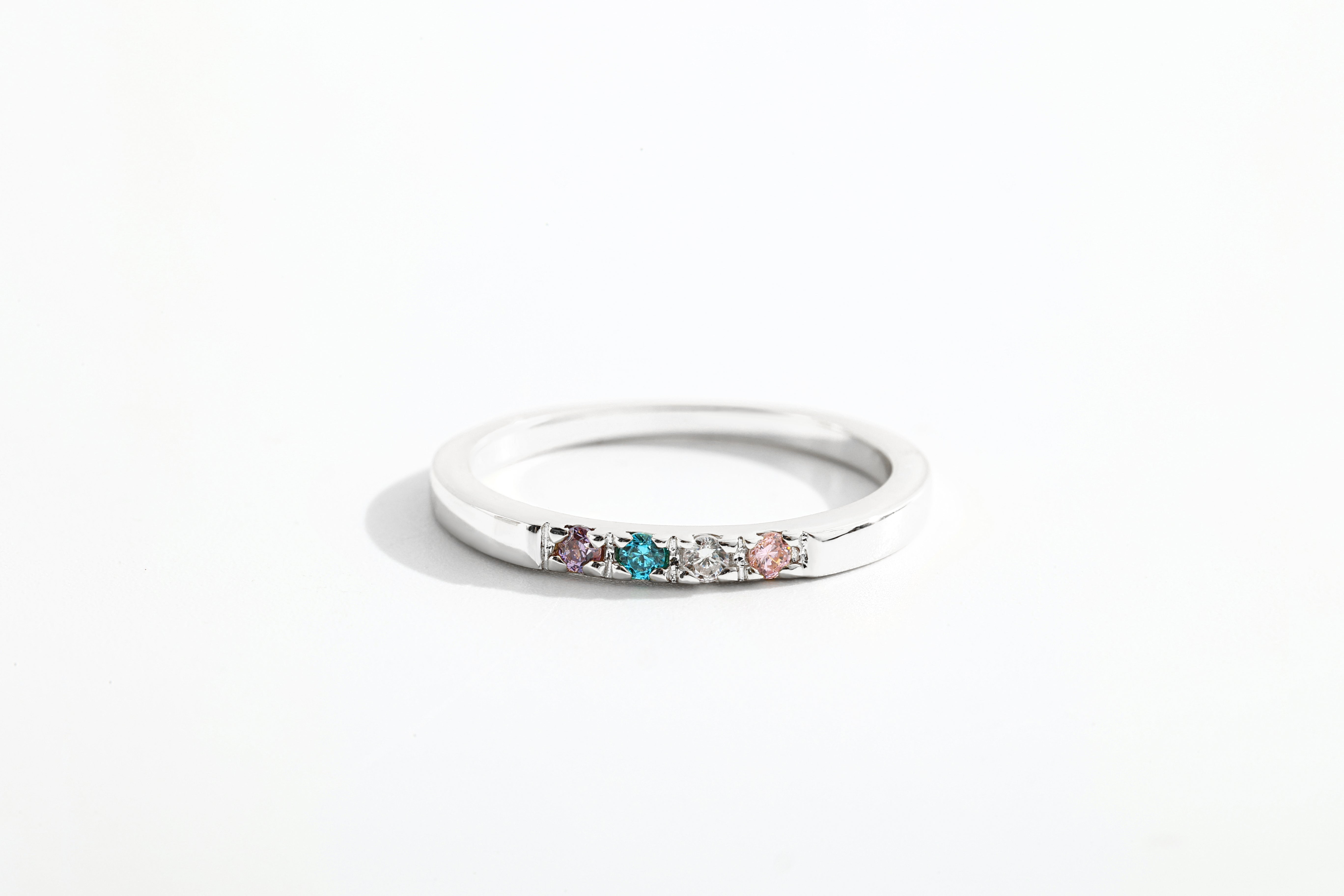 Dainty Stackable Birthstone Ring