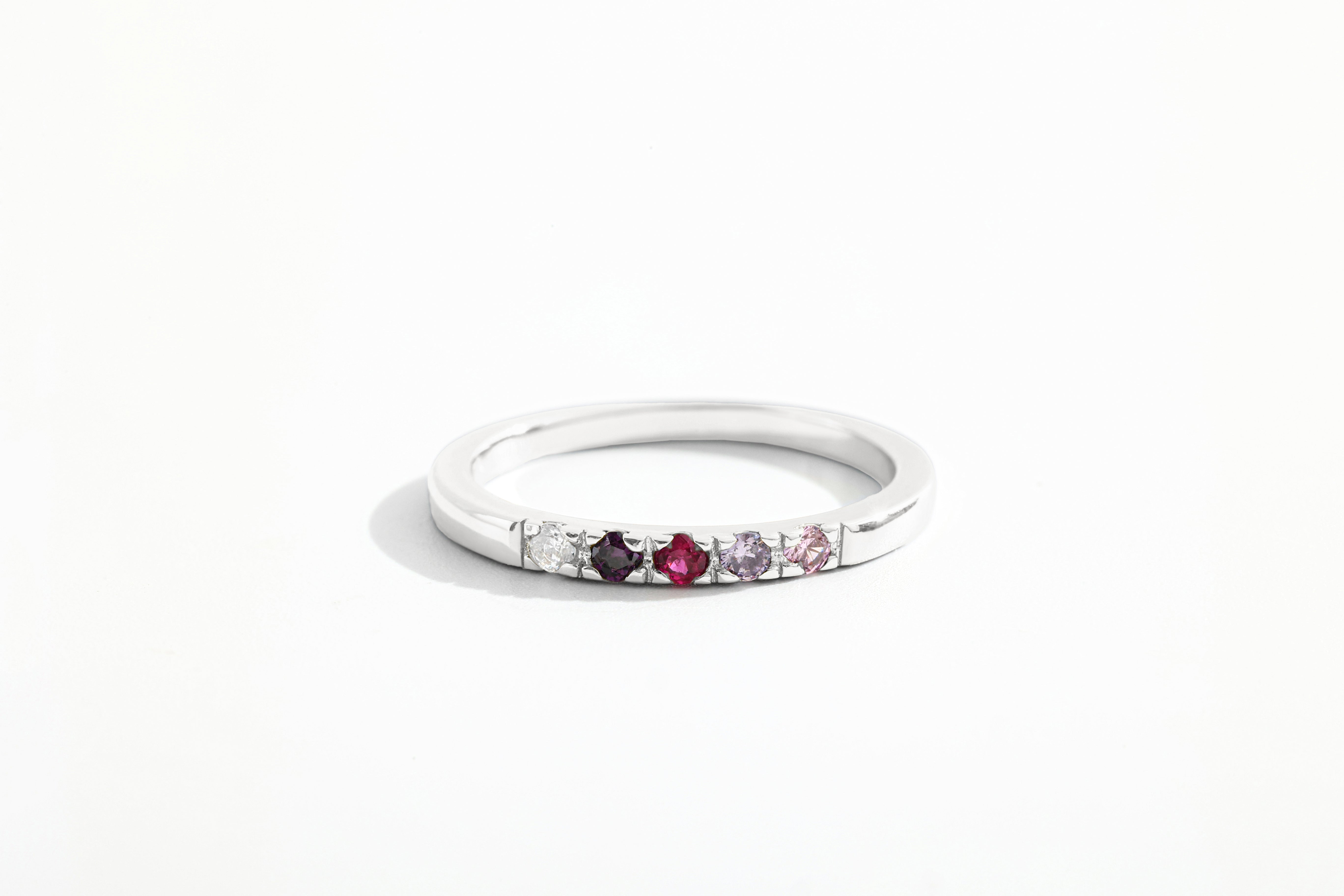 Dainty Stackable Birthstone Ring