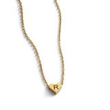 Dainty Heart Initial Necklace