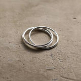 Dainty Interlocking Fidget Ring