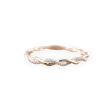 Dainty Pave Twist Stacking Ring