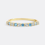 Diamond & Gemstone Stackable Ring