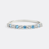 Diamond & Gemstone Stackable Ring