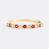 Diamond & Gemstone Stackable Ring