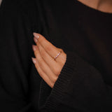 Diamond & Gemstone Stackable Ring