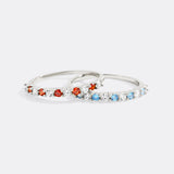 Diamond & Gemstone Stackable Ring