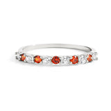 Diamond & Gemstone Stackable Ring