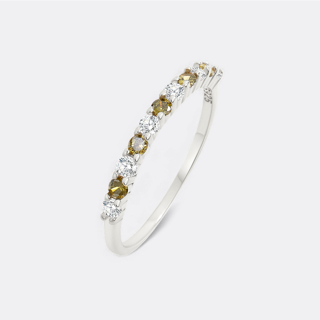 Diamond & Gemstone Stackable Ring