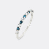 Diamond & Gemstone Stackable Ring